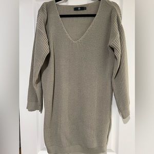 Missguided Oversized Sweater Dress